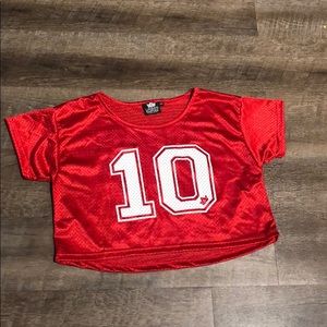 Urban empire crop jersey